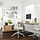 JÄRVFJÄLLET - kursi kantor dgn sndrn tangan, Grann putih | IKEA Indonesia - PE973221_S1
