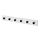 ENERYDA/LURT - rack with 6 knobs, white/black | IKEA Indonesia - PE728466_S1