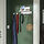 ENUDDEN wall shelf with 3 hooks