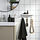 ENUDDEN wall shelf with 3 hooks