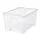 SAMLA - box with lid, transparent, 57x39x28 cm/45 l | IKEA Indonesia - PE728492_S1