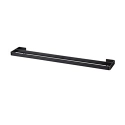 SKOGSVIKEN - Towel rail, black, 60 cm