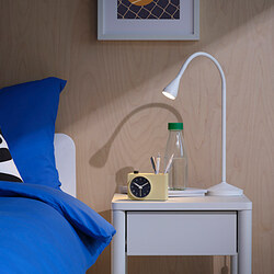 ÖKENMARSVIN - Alarm clock, yellow, 11x6x9 cm