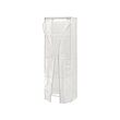 JOSTEIN - Shelving unit with cover, in/outdoor wire/transparent white, 61x41x180 cm