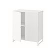 JOSTEIN - Shelving unit with doors, in/outdoor/white, 81x44x90 cm