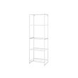 JOSTEIN - Shelving unit, in/outdoor/wire white, 61x40x180 cm