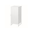 JOSTEIN - Shelving unit with door, in/outdoor/white, 41x44x90 cm