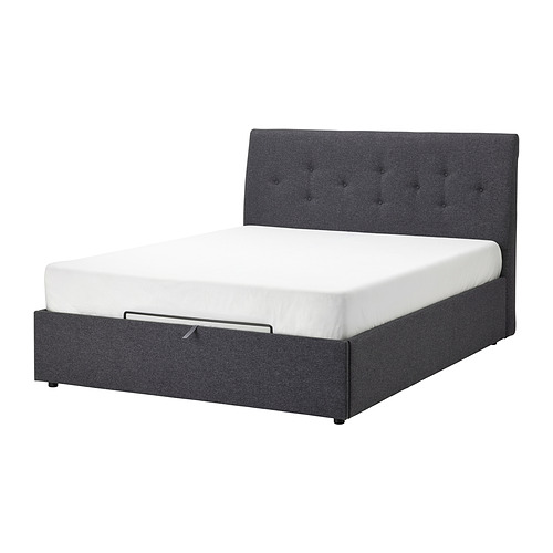 IDANÄS upholstered ottoman bed