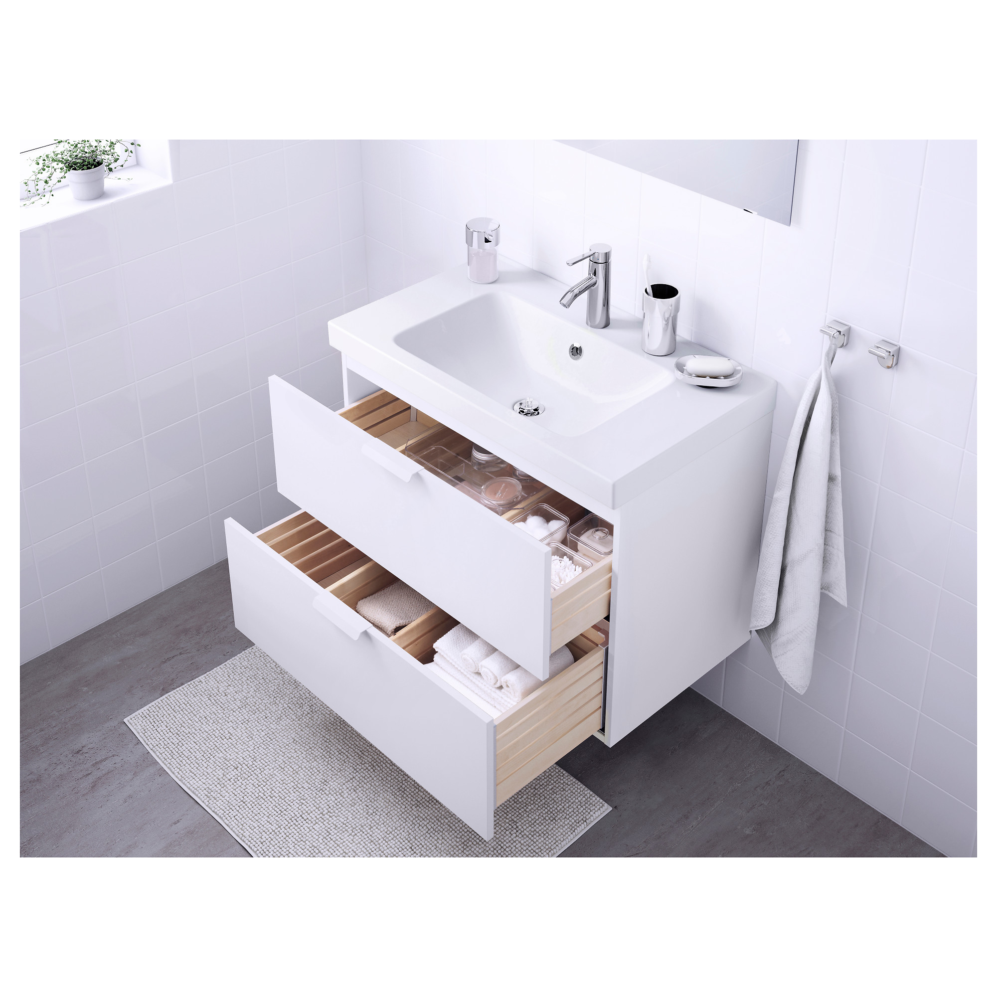 Odensvik Godmorgon Wash Stand With 2 Drawers