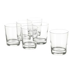 GODIS - Glass, clear glass, 23 cl