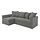HOLMSUND - cover for corner sofa-bed, Borgunda dark grey | IKEA Indonesia - PE910718_S1