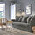 HOLMSUND - 3-seat sofa bed, Borgunda dark grey | IKEA Indonesia - PE910726_S1