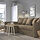 HOLMSUND - sofa tempat tidur sudut, Kilanda abu-abu cokelat | IKEA Indonesia - PE910743_S1