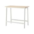 MITTZON - Conference table, birch veneer/white, 120x68x105 cm