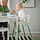 VILDGÅS - junior chair, white/green | IKEA Indonesia - PE974040_S1