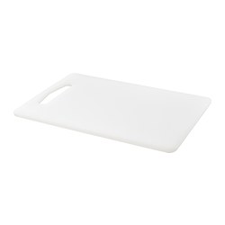 LEGITIM - Chopping board, white, 34x24 cm