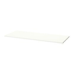 MITTZON - Table top, white, 120x48 cm