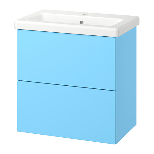 TVÄLLEN/ENHET meja cuci dgn laci-laci/wastafel