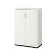 GALANT - Cabinet with doors, white, 80x120 cm