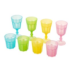 DUKTIG - Gelas, aneka warna