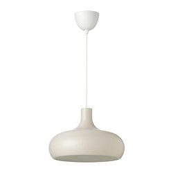 VÄXJÖ - Pendant lamp, beige, 38 cm