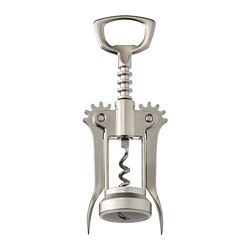 IDEALISK - Corkscrew, silver-colour/matt