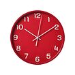 PLUTTIS - Wall clock, red, 28 cm