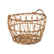SNIDAD - Basket, rattan, 54x39 cm