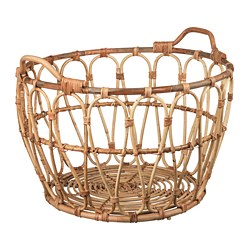SNIDAD - Keranjang, rotan, 54x39 cm