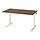 MITTZON - meja duduk/berdiri, elektrik veneer kayu walnut/putih, 120x80 cm | IKEA Indonesia - PE910928_S1