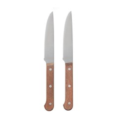 LINDRIG - Pisau, cokelat tua, 24 cm