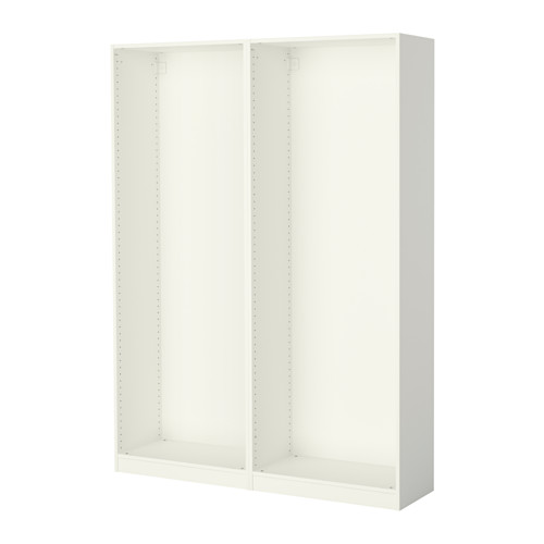 PAX 2 wardrobe frames, white, 150x35x201 cm IKEA Indonesia