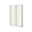 PAX - 2 wardrobe frames, white, 150x35x236 cm