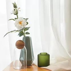 SMYCKA - Artificial flower, in/outdoor/Rose white, 65 cm