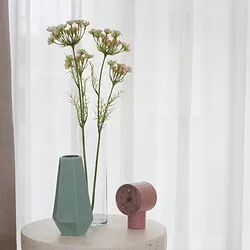 SMYCKA - Bunga tiruan, renda Ratu Anne/batang merah muda, 65 cm