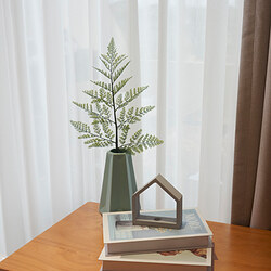 SMYCKA - Artificial leaf, in/outdoor/fern green, 53 cm