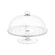 ARV BRÖLLOP - Tempat saji dengan penutup, kaca bening, 29 cm