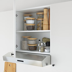 ENHET - Wall cb w 1 shelf, white, 60x30x60 cm