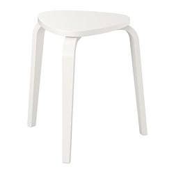 KYRRE - Stool, white