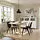 ODGER/VOXLÖV table and 4 chairs