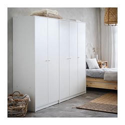 KLEPPSTAD shoe cabinet/storage, white, 80x35x117 cm - IKEA