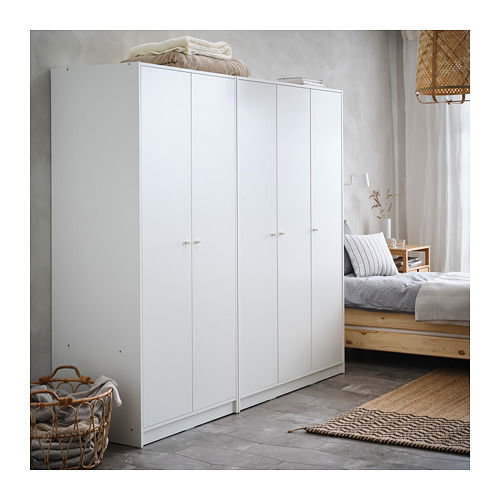 KLEPPSTAD lemari  pakaian  3  pintu  putih IKEA  Indonesia