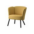 HERRÅKRA - Armchair, Diseröd dark yellow