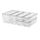 KLIPPKAKTUS storage box for fridge set of 6