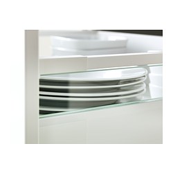 MAXIMERA - Add-on side for drawer, medium, glass, 37 cm