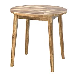 NACKANÄS - Meja, akasia, 80 cm
