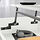 ÖSTAVALL - meja kopi yang dapat disesuaikan, putih, 90 cm | IKEA Indonesia - PE911233_S1