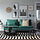 SÖDERHAMN - 3-seat section, Kelinge grey-turquoise | IKEA Indonesia - PE911257_S1