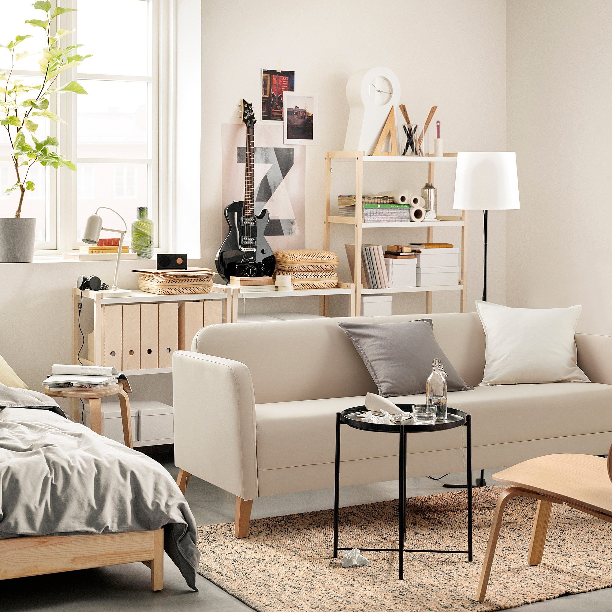 LINANÄS 3seat sofa, Vissle beige IKEA Indonesia