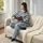 LINANÄS - sofa 3 dudukan, Vissle krem | IKEA Indonesia - PE829447_S1